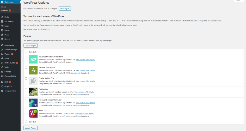 How to easily update Wordpress plugins | Read more